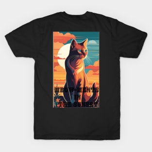 Meow-ments in the Sunset T-Shirt